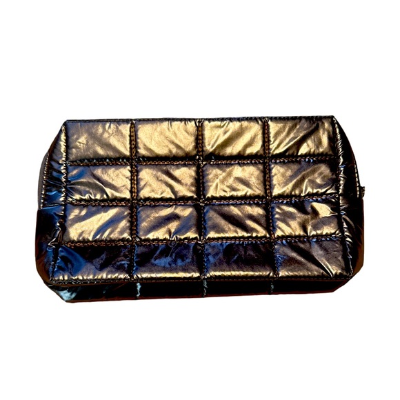 Sephora Handbags - Sephora Gold Quilted Zipper Pouch, NWOT
